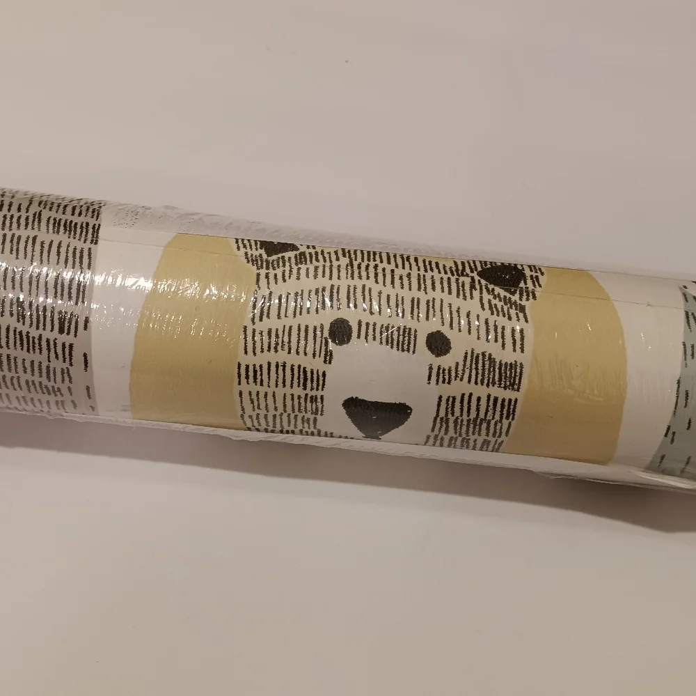Dwell Studio x York Blue & Yellow Bears Sidewall Wallpaper